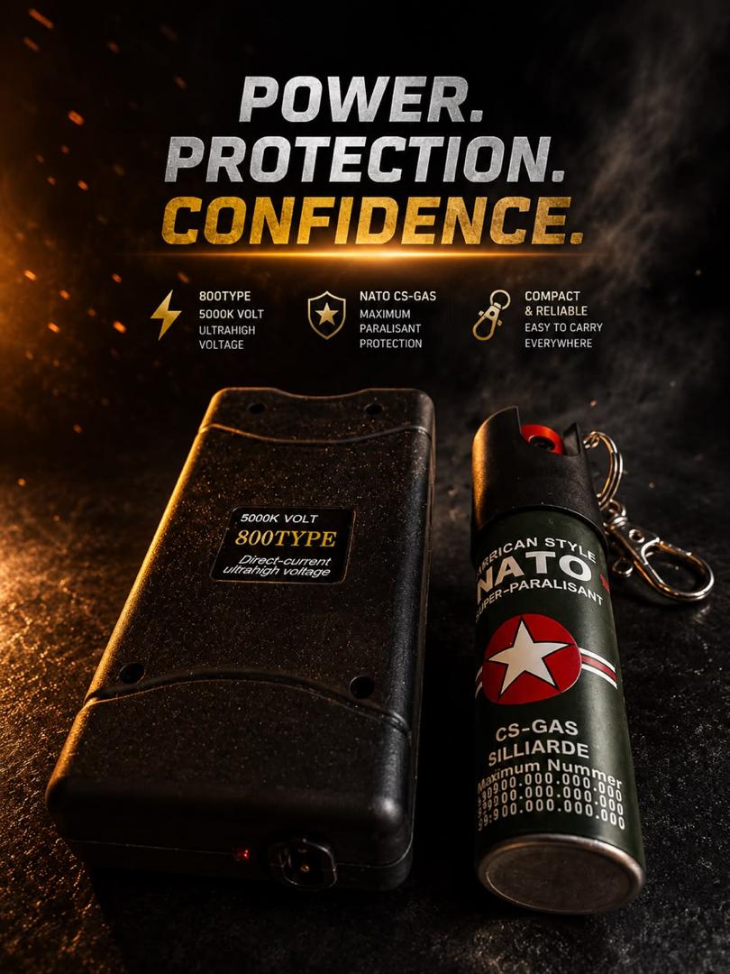 Portable Stun Device & Pepper Spray